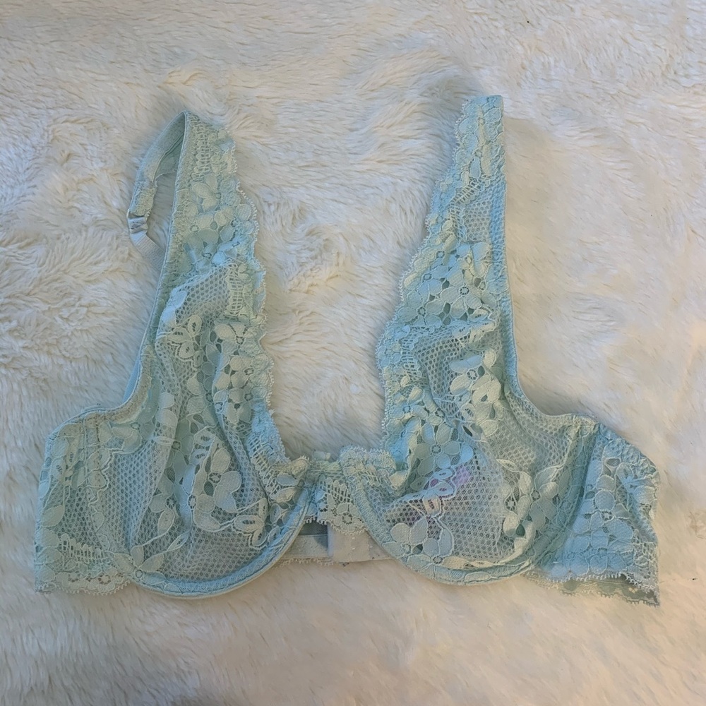 Pale Blue Unlined Bra *Price Firm*